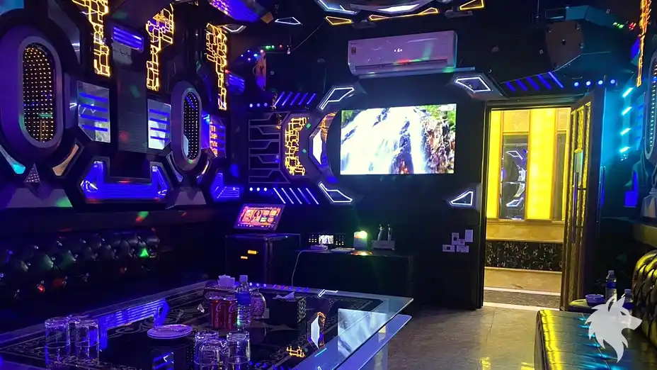 스타일리쉬한 가라오케 내부