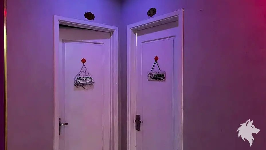 웰컴 장식의 방문